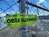 Clausuran obra irregular en la colonia Armillita de Ramos Arizpe tras retiro de parabús