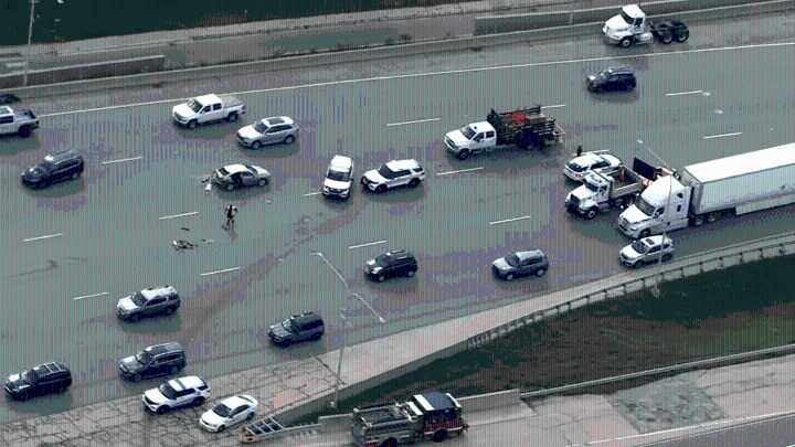 Multi-vehicle crash prompts delays, stop and go traffic on I