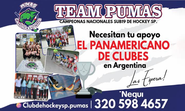Pumas Cali Hockey busca apoyo para torneo internacional