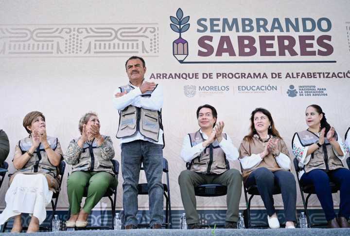 Impulsa INEA alfabetización en Morelos con sembrando saberes