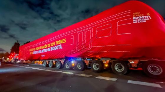 Video: así fue la llegada de los primeros vagones del metro de Bogotá
