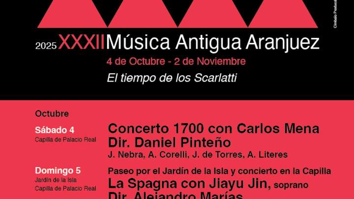 El Festival de Música Antigua de Aranjuez celebra "El tiempo de los Scarlatti"