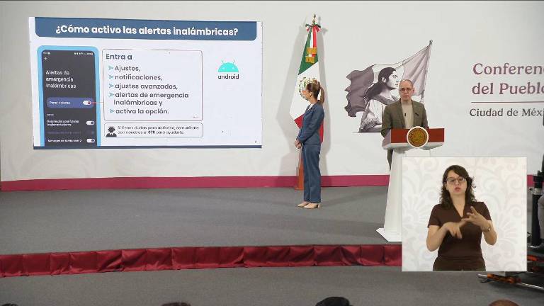El 19 de septiembre emitirán alerta sísmica a cerca de 80 millones de teléfonos celulares