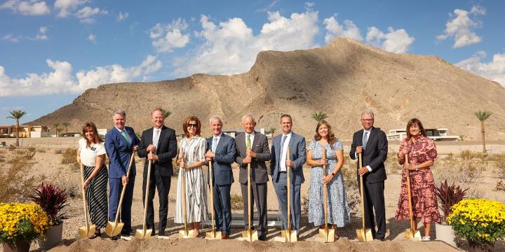 Groundbreaking ceremony held for Lone Mountain LDS temple in Las Vegas
