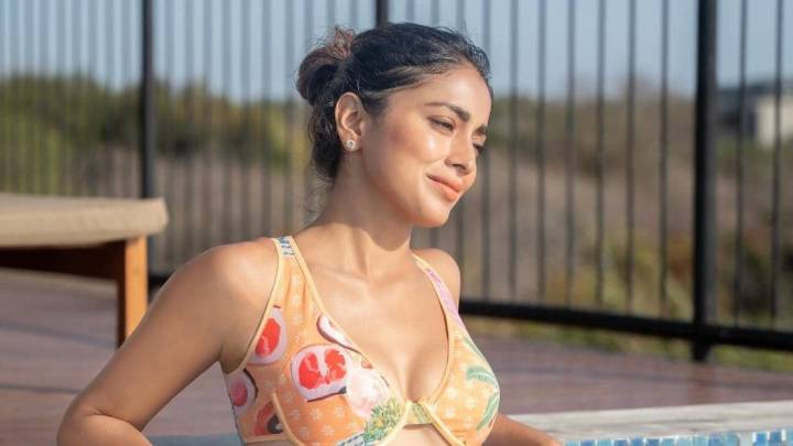 Shriya Saran Soaks Up The Sri Lankan Sun In Bikini With Daughter Radha By Her Side