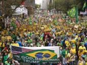 Huge crowds rally for Brazil’s Bolsonaro ahead of verdict in coup trial