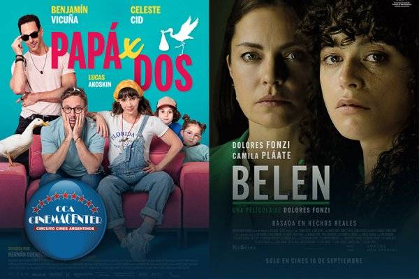 Dos películas argentinas renuevan la cartelera de Cinemacenter