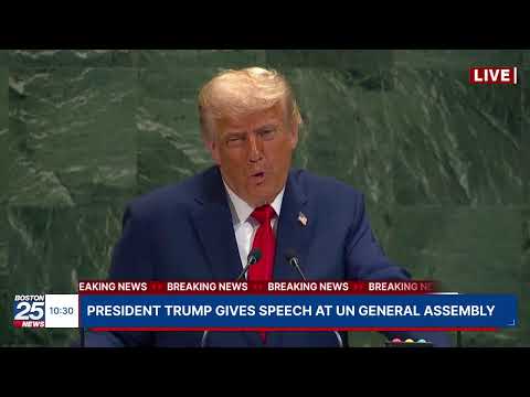WATCH LIVE: President Trump gives speech at UN General Assembly.