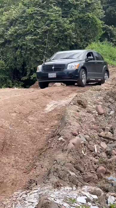 Intransitable tramo entre Palo Gordo y Arjona