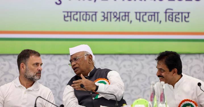 Bihar assembly polls will mark beginning of the end of Modi govt's 'corrupt rule': Kharge at CWC meeting
