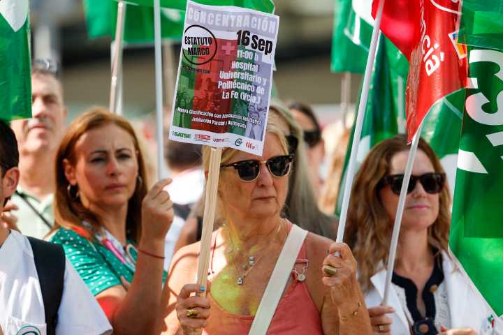 Sindicatos sanitarios denuncian el ‘cierre en falso’ del Estatuto Marco y anuncian nuevas movilizaciones