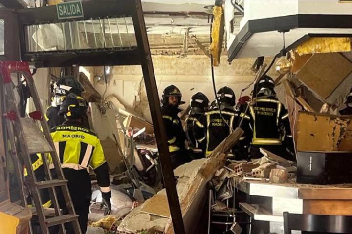 Explosión en un bar de Madrid dejó 25 heridos y tres en grave estado