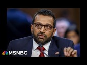 'We've never seen an FBI director behave this way': Analyst slams Kash Patel