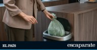 Dale un toque vintage a tu cocina con este cubo de basura de estética retro