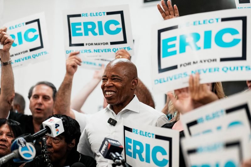 New York Mayor Adams vows to stay in race and seek re