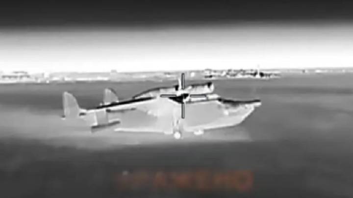 Dramatic moment Ukraine destroys TWO of Putin’s prized amphibious war planes for the first time in latest major scalp