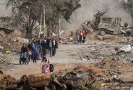 El 80 por ciento de la ciudad de Gaza destruida por ataques israelíes