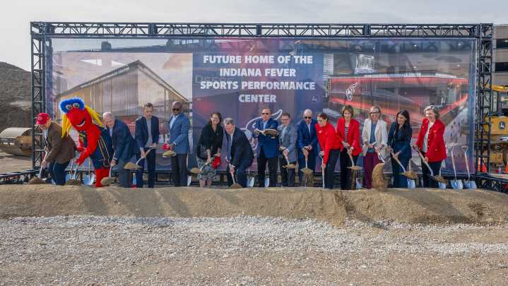 Indiana Fever break ground on dedicated practice facility