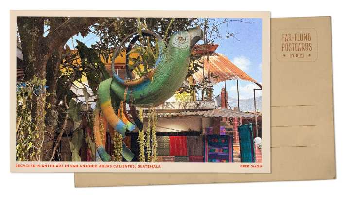 Photo: Trash art in Guatemala : NPR