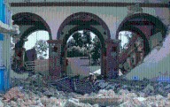 Inician reconstrucción de estructura religiosa tras terremotos