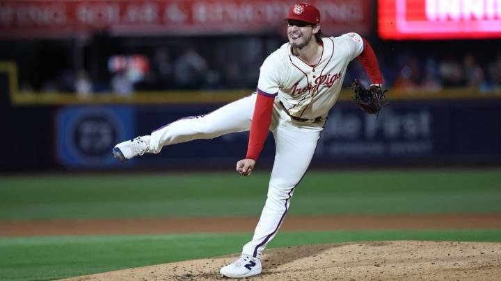 A former top Phillies pitching prospect ended his year on a high note with the Lehigh Valley IronPigs