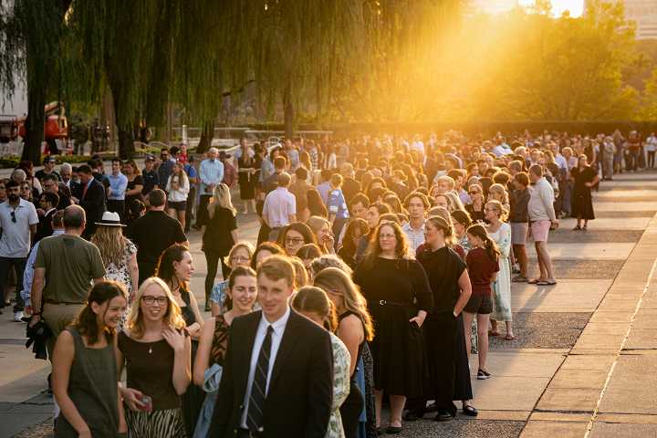 Charlie Kirk mourners declare spiritual war at tearful DC vigil