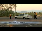 Witness describes frightening moment young girl hit by vehicle on Tucson's southwest side