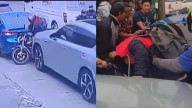 Video muestra cómo un conductor atropelló en repetidas ocasiones a un motociclista: comunidad pide que lo investiguen por intento de homicidio