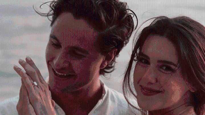Michael Ronda y Karena Flores se comprometieron en un romántico spot en la playa