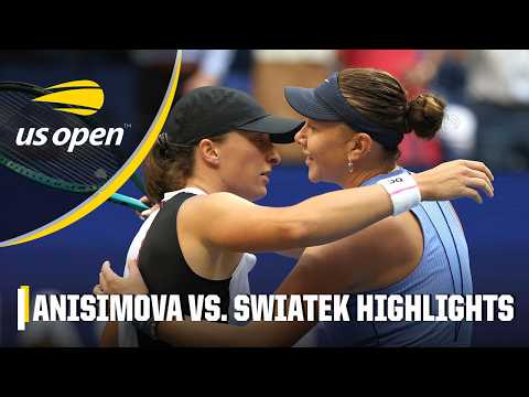 Quarterfinal: No. 8 Amanda Anisimova vs. No. 2 Iga Swiatek 