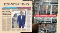 Sánchez visita el 'Financial Times' para recriminarles la portada por las corruptelas de Begoña