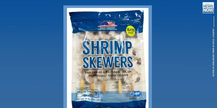 State health department warns of nationwide frozen shrimp recall