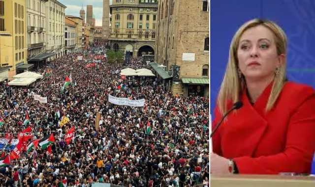 Violent Protests Erupt Across Italy Over Meloni’s Refusal to Recognize Palestinian State