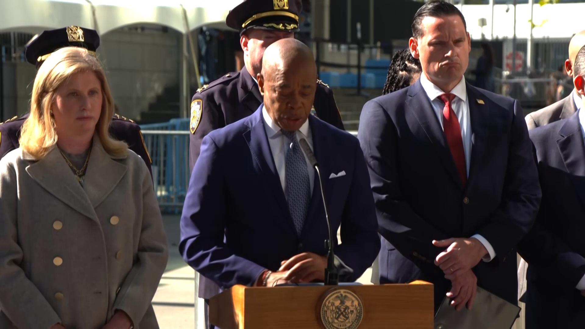 US NY Police Mayor UNGA Security Briefing