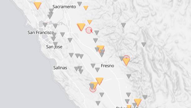 MAP | Where are fires burning in California?