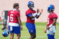 Why are Giants preventing Dart, Winston from talking to media?