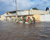 Se desborda arroyo La Palestina en Durango y deja bajo el agua cientos de casas