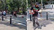 Bloqueo en Reforma: Manifestantes pro Palestina Arman “Cascarita” en Avenida y Provocan Caos