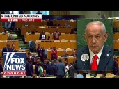 WATCH: UN delegates walk out in protest as Netanyahu takes the stage