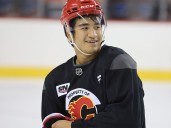 All eyes are on Zayne Parekh at Day 1 of Calgary Flames training camp