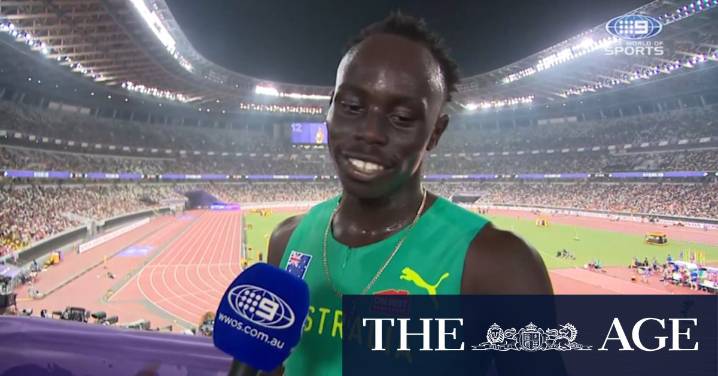 Gout reacts after 200m heat