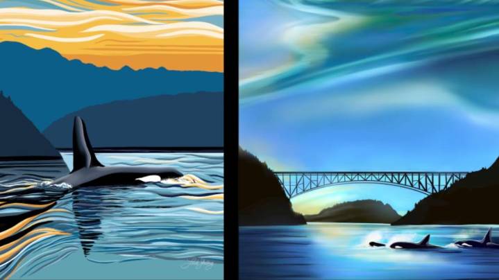 Digital artist brings Pacific Northwest beauty to life through vibrant paintings