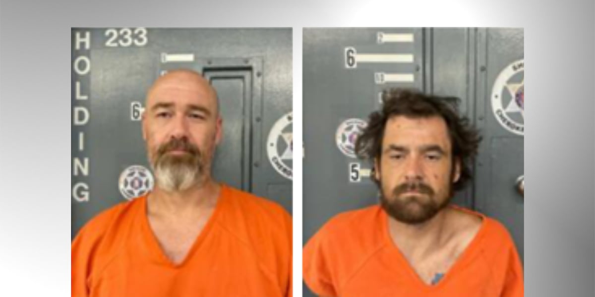 Two men charged after stolen vehicle recovered in Cherokee County