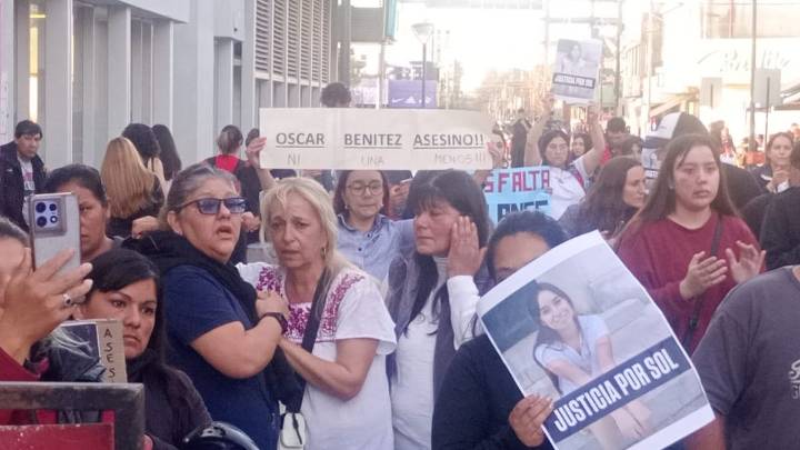 La marcha por el femicidio de Solange Sanabria, en 15 fotos