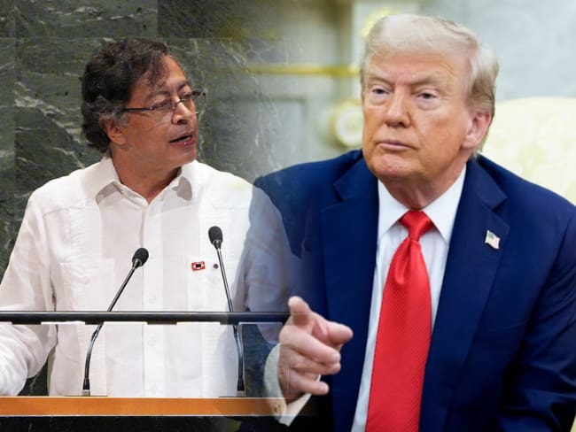 Gustavo Petro arremete contra Donald Trump por Gaza y la revocatoria de su visa a EE. UU.