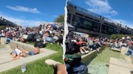 Video shows witnesses to Charlie Kirk shooting drop to ground at Utah event