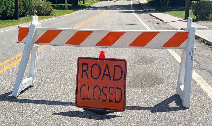 Section of County Road will be closed for construction project