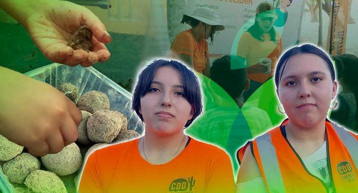 Jóvenes reforestan áreas verdes dañadas y de difícil acceso con bombas de semilla en Hermosillo