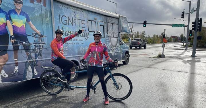 Couple pedals together toward a world record