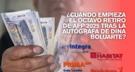 ¿Cuándo empieza el octavo retiro de AFP 2025 tras la autógrafa de Dina Boluarte? Posible fecha del cronograma de la SBS
